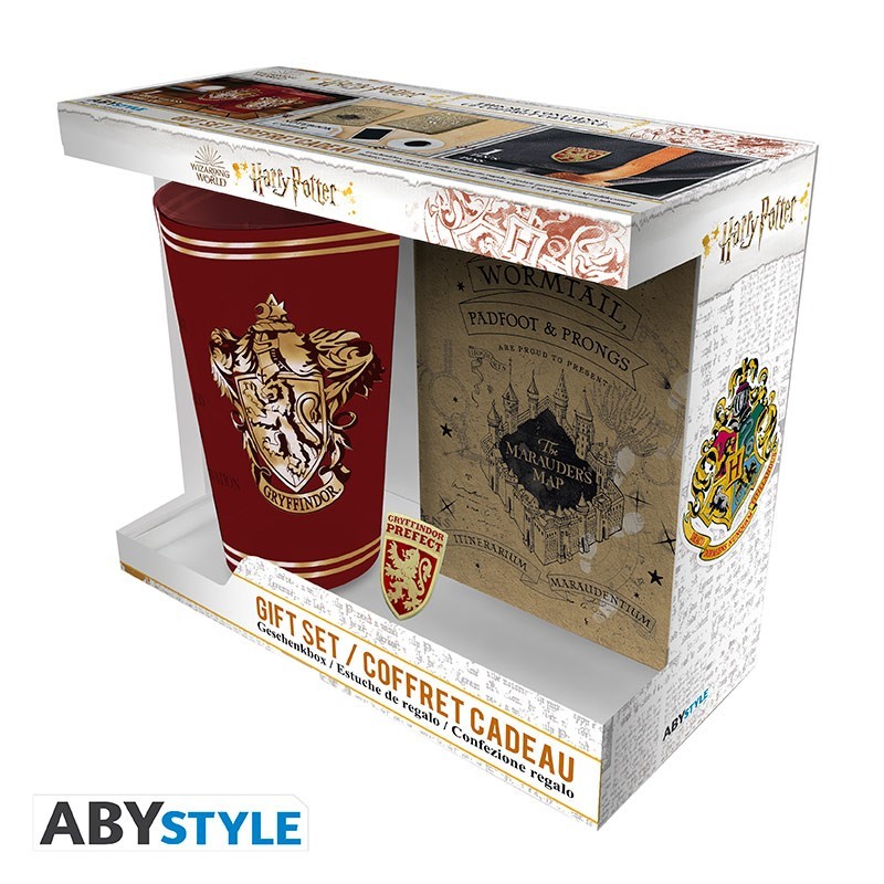 ABYSTYLE - HARRY POTTER - BICCHIERE XXL + SPILLA + TACCUINO