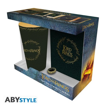 ABYSTYLE - LORD OF THE RINGS - BICCHIERE + SPILLA + TACCUINO