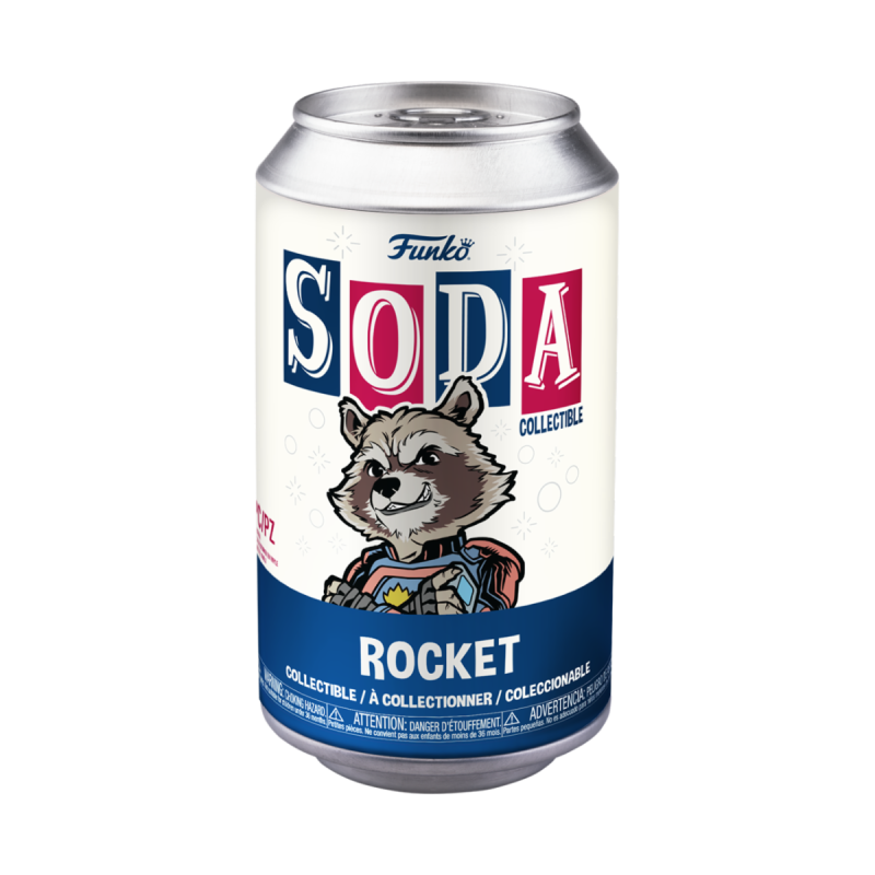 Vinyl SODA: Guardian Of Tht Galaxy 3- Rocket w/Chase (Metallic)