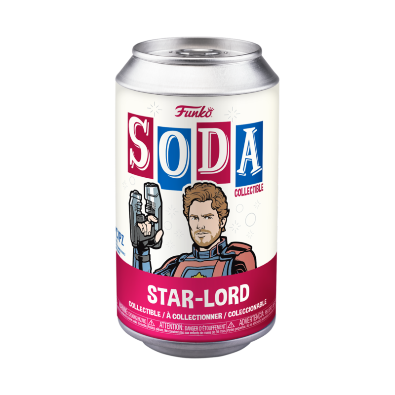 Vinyl SODA: Guardian Of Tht Galaxy 3- Star-Lord w/Chase (Metallic)