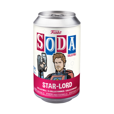 Vinyl SODA: Guardian Of Tht Galaxy 3- Star-Lord w/Chase (Metallic)