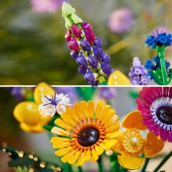 LEGO Creator Expert 10313 Icons Ramo de Flores Silvestres, Manualidades para Adultos