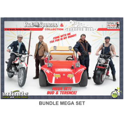 Infinite Statue Mega Set Dune Buggy  + 2 moto + Bud Spencer + Terence Hill - Preordine