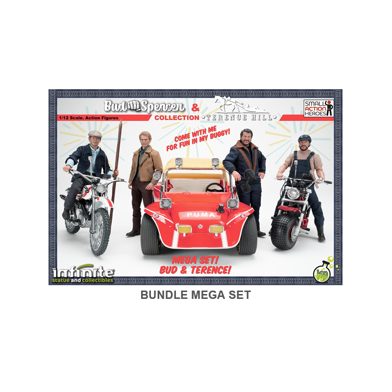Infinite Statue Mega Set Dune Buggy  + 2 moto + Bud Spencer + Terence Hill - Preordine
