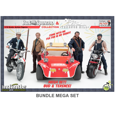 Infinite Statue Mega Set Dune Buggy  + 2 moto + Bud Spencer + Terence Hill