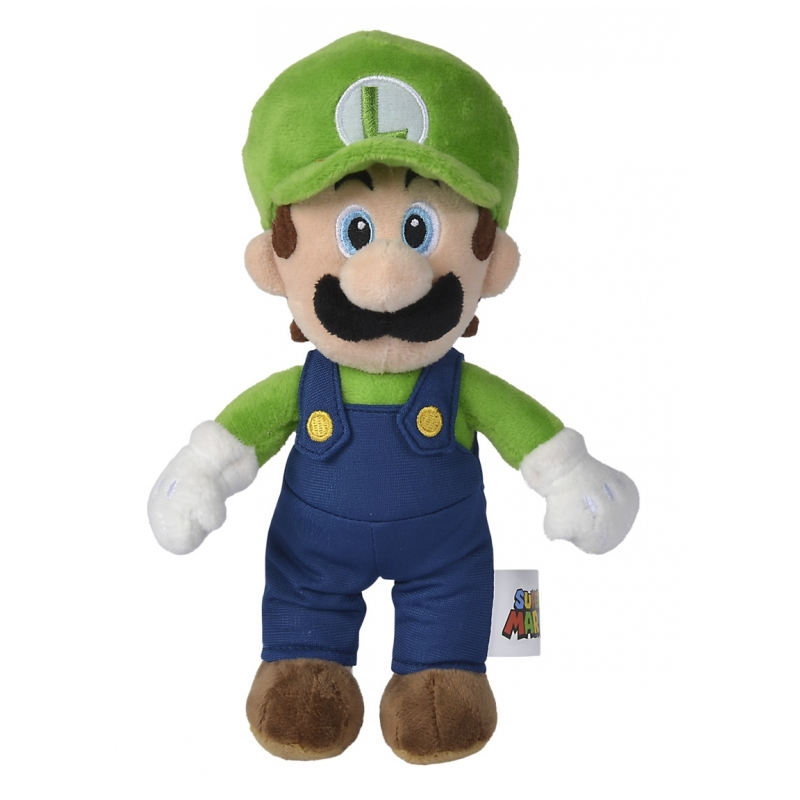 SIMBA - SUPER MARIO - PELUCHES FIGURES - LUIGI - 20 CM