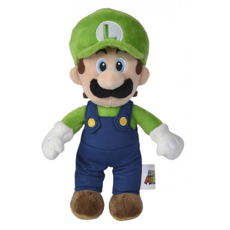 SIMBA - SUPER MARIO - PELUCHES FIGURES - LUIGI - 20 CM