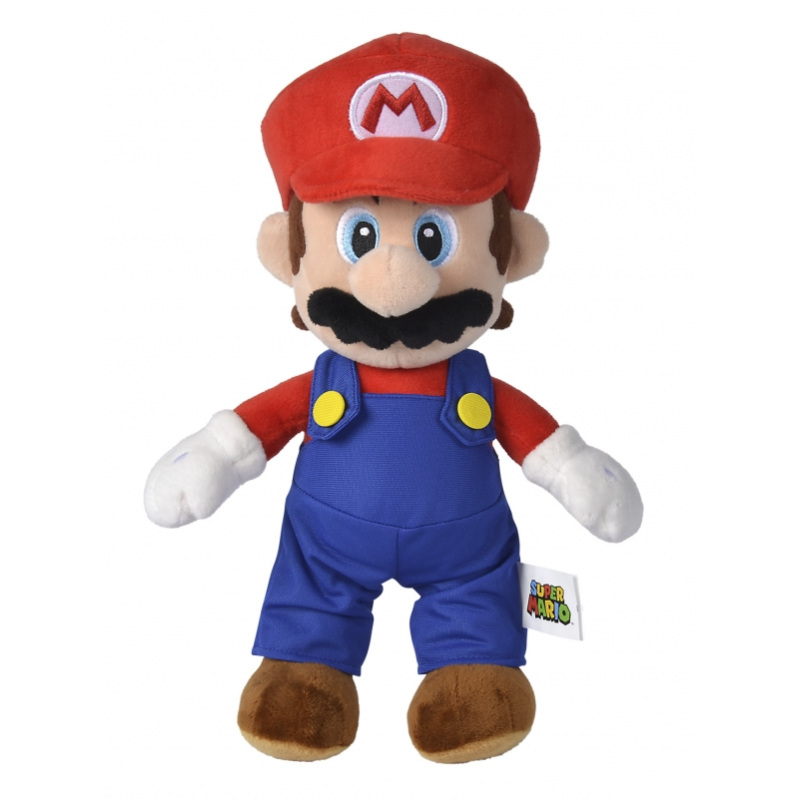 SIMBA - SUPER MARIO - PELUCHES FIGURES - MARIO - 30 CM