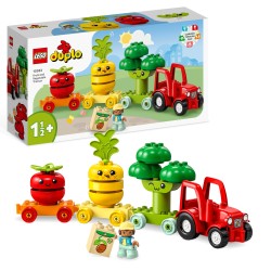 LEGO DUPLO 10982 Tractor de Frutas y Verduras, Juegos Educativos