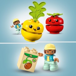 LEGO DUPLO 10982 Tractor de Frutas y Verduras, Juegos Educativos