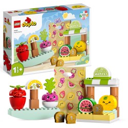 LEGO DUPLO 10983 Mercado Orgánico, Juguetes Apilables para Bebés