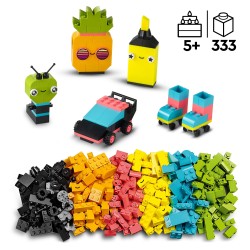 LEGO Classic 11027 Diversión Creativa  Neón, Juguetes para Niños de 5 Años o Más