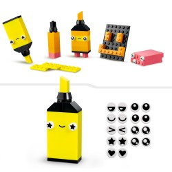 LEGO Classic 11027 Diversión Creativa  Neón, Juguetes para Niños de 5 Años o Más