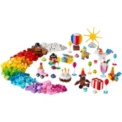 LEGO Classic 11029 Caja Creativa  Fiesta, Piezas para Juegos en Familia