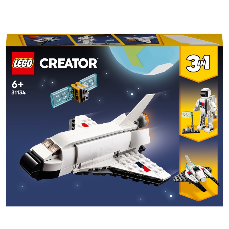 LEGO Creator 3-in-1 Creator 3 in 1 Space Shuttle Toy Set 31134