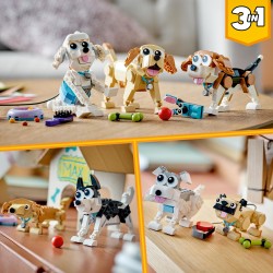 LEGO Creator 3-in-1 Creator 3-en-1 31137 Adorables Chiens