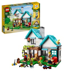 LEGO Creator 31139 3 en 1 Casa Confortable de Juguete, Maquetas para Construir