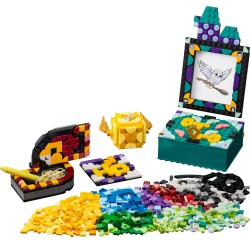 LEGO DOTS 41811 Kit de Escritorio  Hogwarts, Juguete de Harry Potter