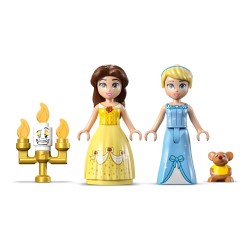 LEGO Disney Princess 43219 Castillos Creativos de las Mini Muñecas Bella y Cenicienta