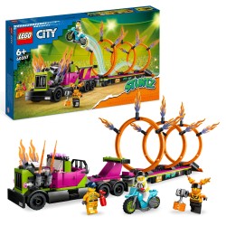 LEGO City Stuntz Stunt Truck & Ring of Fire Set 60357