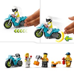 LEGO City 60357 Stuntz Desafío Acrobático  Camión y Anillos de Fuego, Juego de Acción