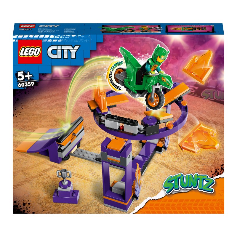 LEGO City 60359 Stuntz Uitdaging  dunken met stuntbaan Set