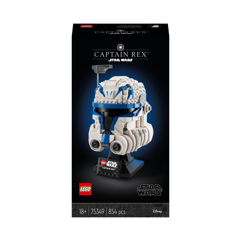 LEGO Star Wars 75349 Casco del Capitán Rex, Maqueta para Construir para Adultos