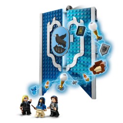 LEGO Harry Potter 76411 Estandarte de la Casa Ravenclaw, Juguete de Viaje Coleccionable