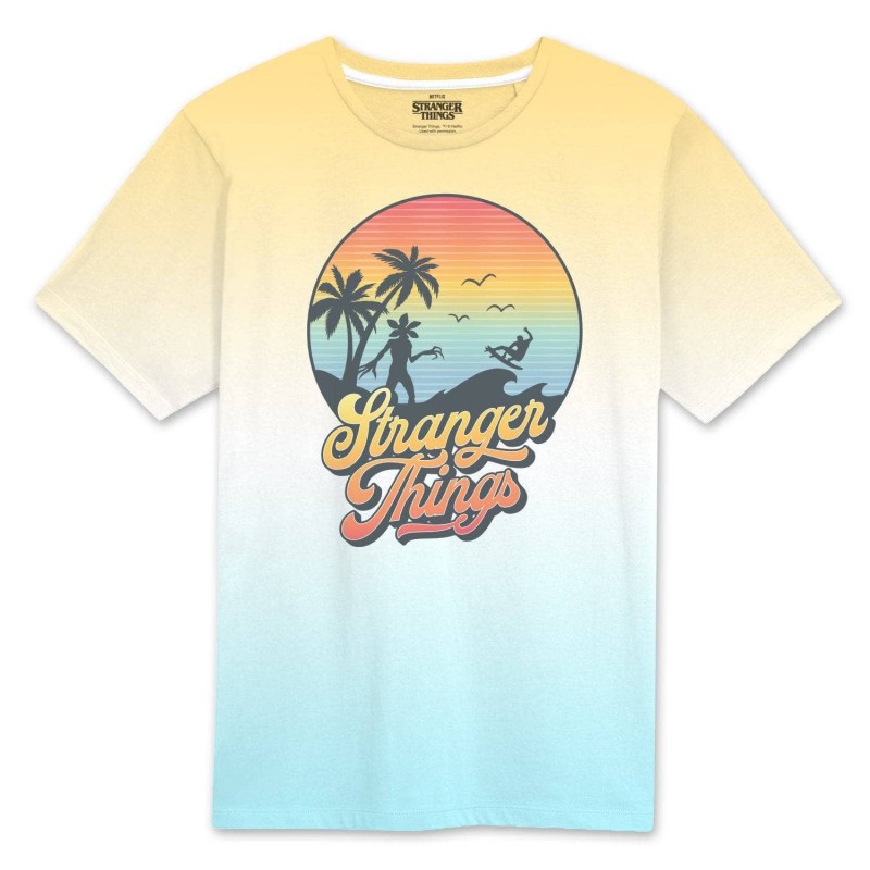 Heroes Inc. - Stranger Things - T-Shirt Sunset Circle - Taglia L
