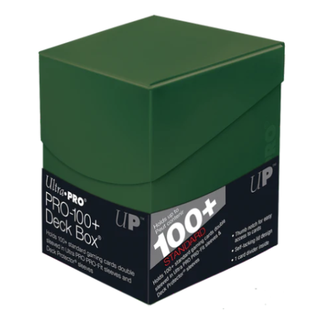 ULTRA-PRO - PORTA MAZZO - ECLIPSE PRO 100+ DECK BOX - FOREST GREEN