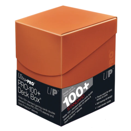 ULTRA-PRO - PORTA MAZZO - ECLIPSE PRO 100+ DECK BOX - PUMPKIN ORANGE