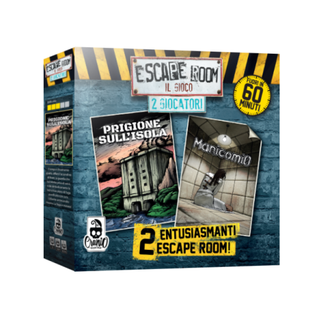 CRANIO CREATIONS - ESCAPE ROOM - DUE GIOCATORI : PRIGIONE SULL'ISOLA - MANICOMIO