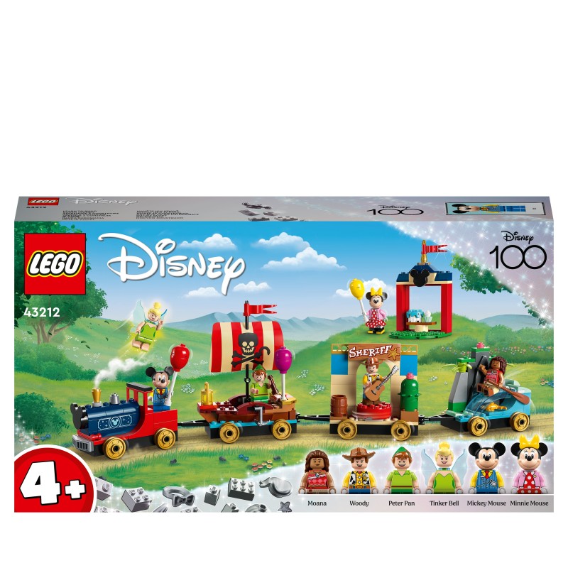 LEGO Disney 43212 Tren Homenaje a del 100 Aniversario con Mini Figuras