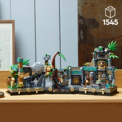 LEGO 77015 Indiana Jones Templo del Ídolo Dorado, Maqueta para Construir para Adultos