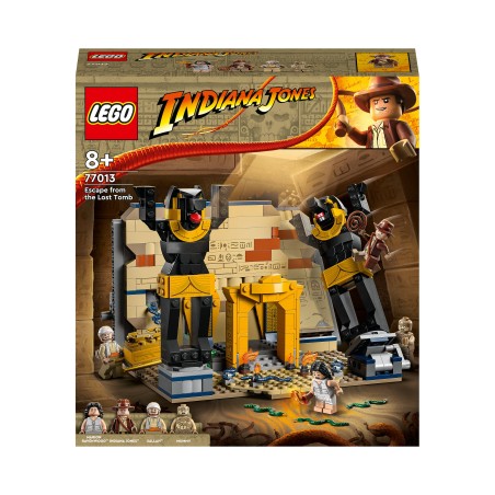 LEGO 77013 Indiana Jones Huida de la Tumba Perdida, Juego de Acción para Niños