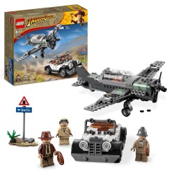 LEGO 77012 Indiana Jones Persecución del Caza, Avión de Juguete