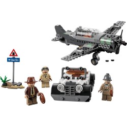 LEGO Flucht vor dem Jagdflugzeug