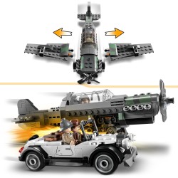 LEGO Indiana Jones Fighter Plane Chase Toy Set 77012