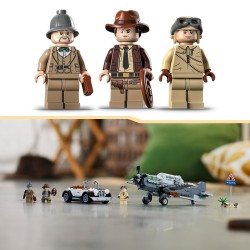 LEGO 77012 Indiana Jones Gevechtsvliegtuig achtervolging Vliegtuig Speelgoed