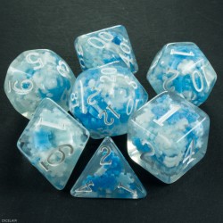 DICE LAIR - SET DADI CON FIOCCHI DI NEVE