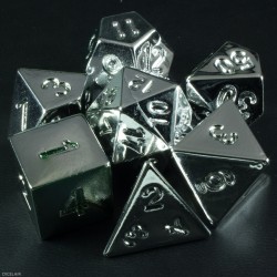 DICE LAIR - SET DADI ARGENTO (EFFETTO METALLO)