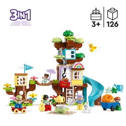 LEGO 10993 DUPLO Casa del Árbol 3en1, Juego Educativo de Construcción