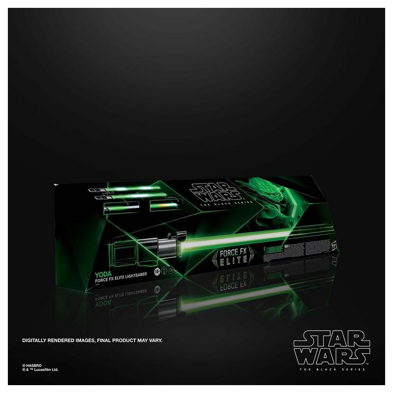 Hasbro Star Wars - The Mandalorian - Black Series - Force Fx Elite Lightsaber Yoda Replica 1/1