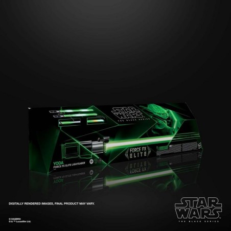 Hasbro Star Wars - The Mandalorian - Black Series - Force Fx Elite Lightsaber Yoda Replica 1/1
