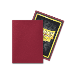 DRAGON SHIELD - 100 BUSTINE STANDARD - MATTE BLOOD RED SIMURAG
