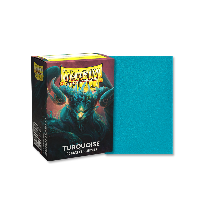 Dragon Shield - 100 Bustine Standard - Matte Turquoise