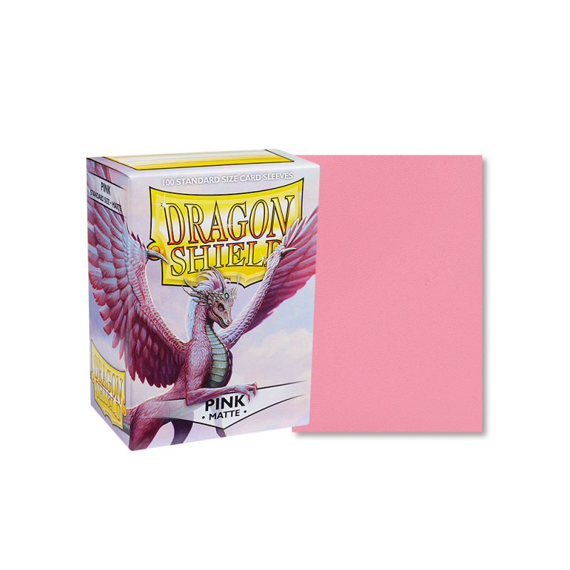 DRAGON SHIELD - 100 BUSTINE STANDARD - MATTE PINK