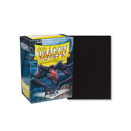 DRAGON SHIELD - 100 BUSTINE STANDARD - MATTE BLACK
