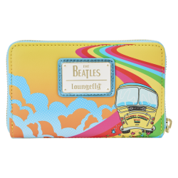 Loungefly - The Beatles - Portafoglio Con Zip - Magical Mystery Tour Bus - TBLWA0008