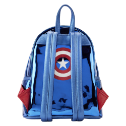 Loungefly - Marvel Captain America - Zainetto Metallic Cosplay - MVBK0276